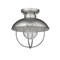 Z-Lite Ansel 1 Light Outdoor Flush Ceiling Mount Fixture, Galvanized & Galvanized 590F-GV - alternate 7